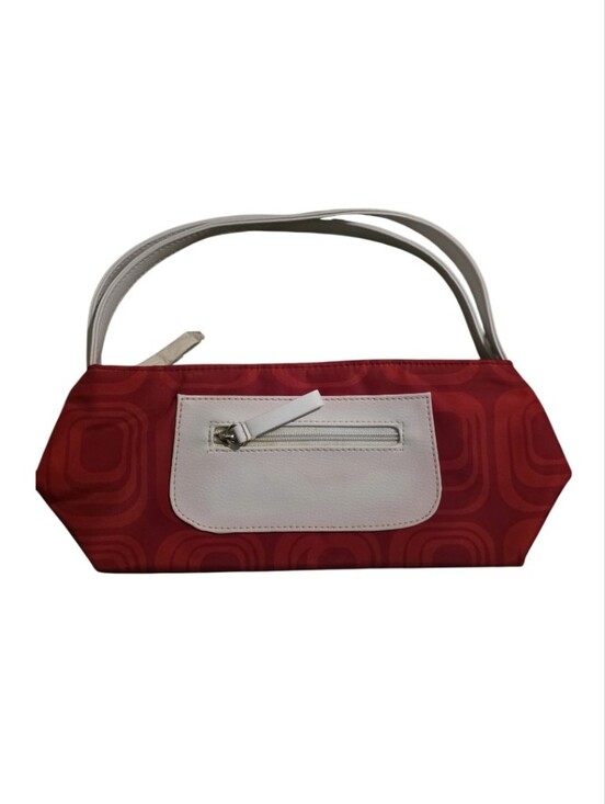 Estee Lauder Handbags - Estee Lauder Red  Bag with White Handles